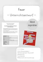 Vorschau - Stundenentwürfe - Unterrichtsentwurf Sachunterricht Feuer 3./4. Klasse - Deckblatt