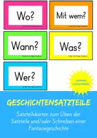 Vorschau - Arbeitsblätter - Geschichtensatzteile - Deckblatt