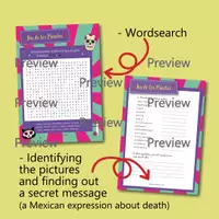 Aperçu - Feuilles d'exercices - Día de los Muertos: Vocabulario y Cultura (Espanol) - Page 3