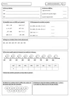 Aperçu - Feuilles d'exercices - Fiches de numération (ateliers mathématiques) - Page 3