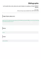 Aperçu - Préparation de séance / Séance complète - La formation des mots, séance les mots simples et complexes, Ovide, NOIR ET BLANC - Page 2