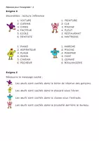 Aperçu - Cartes d'exercices - Escape game de pâques - Page 2