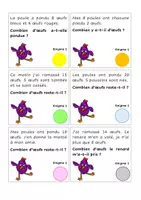 Aperçu - Cartes d'exercices - Escape game de pâques - Page 3