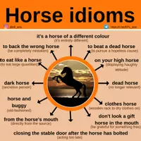 Aperçu - Affichage - Horse idioms - Page de couverture