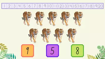 Aperçu - Apprentissages en autonomie - Comptons les animaux - Présentation animée en ANGLAIS - Let's Count Animals - Animated Presentation - Page 2