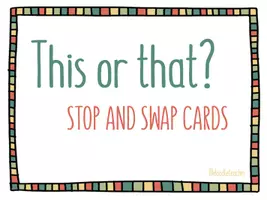 Aperçu - Apprentissages en autonomie - Stop and Swap Cards English Lessons - XXL Bundle - Page 1
