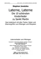 Vorschau - Text - Laterne, Laterne - Die 10 schönsten Kinderlieder zu Sankt Martin. Das Liederbuch zum Mitsingen und Mitspielen - Seite 1