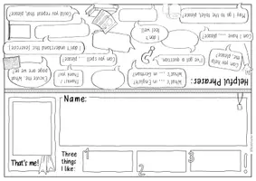 Aperçu - Jeux - Name Tags / English Classroom Start - Page 2