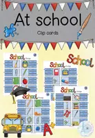 Aperçu - Apprentissages en autonomie - At school - Clip cards / Klammerkarten - Page de couverture