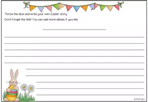 Aperçu - Feuilles d'exercices - Easter - Creative Writing / Kreatives Schreiben - Page 2