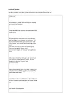 Vorschau - Arbeitsblätter - Leserbrief: Aufbau und Beispiel - Deckblatt