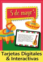 Aperçu - Fichier audio - Cinco de Mayo (Boom Cards) - Page de couverture