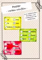 Vorschau - Spiele - Poster Verben würfeln - Deckblatt