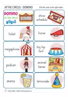 Vorschau - Spiele - At the circus domino Englisch - Seite 1
