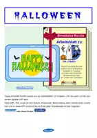 Vorschau - Arbeitsblätter - APP nr. 3 - kostenlos zu HALLOWEEN - Deckblatt