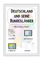 Vorschau - Unterrichtsreihen - Deutschland und seine Bundesländer - Materialpaket - Deckblatt