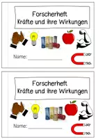Vorschau - Arbeitsblätter - Forscherheft Kräfte und ihre Wirkungen - Seite 1
