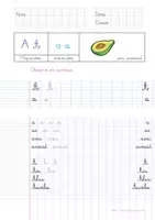 Aperçu - Feuilles d'exercices - Écriture des Majuscules et minuscules - Copie - Page 2