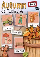 Vista previa - Decoración del aula - Autumn / Fall - 60 Flashcards for ESL Learners - Portada