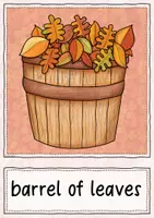 Aperçu - Apprentissages en autonomie - Autumn / Fall - 60 Flashcards for ESL Learners - Page 1