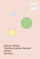 Vista previa - Hojas de trabajo - Se buscan árboles de plantilla de póster (alemán) - Portada
