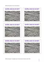 Vorschau - Anderer Materialtyp - #backtoschool Willkommensgruß nach den Sommerferien - Spuren im Sand - Deckblatt