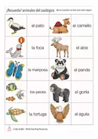 Vorschau - Spiele - animales del zoológico Spanisch Wortschatz - Seite 3