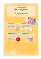 Vorschau - Aufgabenkarten - Einmaleins mit 10: Sachaufgaben - Deckblatt
