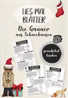 Vorschau - Arbeitsblätter - Lies-Mal-Blätter > Die Gauner aus Schneehausen - Deckblatt