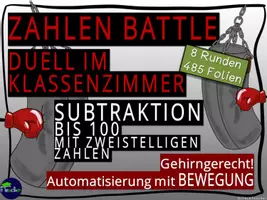 Vorschau - Stundenentwürfe - Zahlen Battle - Subtraktion bis 100 - Seite 2