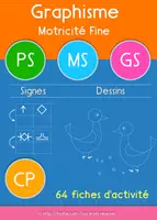 Aperçu - Feuilles d'exercices - Graphisme et Motricité fine Maternelle CP - Page de couverture
