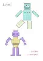 Vorschau - Arbeitsblätter - Roboter bauen - Flächeninhalt und Umfang (Klasse 5&6) - Seite 3