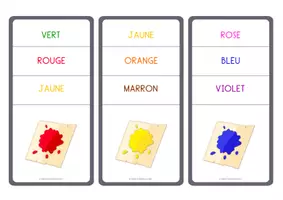 Aperçu - Jeux - Jeu pour apprendre les couleurs - Quelle couleur ai-je? - Page 1