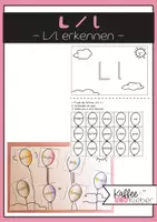 Vorschau - Arbeitsblätter - Deutsch: L l erkennen - Luftballons - Deckblatt