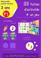 Aperçu - Feuilles d'exercices - Mathématiques Petite Section - Le tour des compétences - Page de couverture