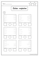 Vorschau - Arbeitsblätter - Zahlenvergleich -größer/kleiner/gleich - Arbeitsblätter - Seite 3