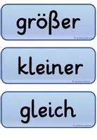 Vorschau - Präsentationen/Tafelbilder - Zahlenvergleich - größer/kleiner/gleich - Tafelmaterial - Seite 2