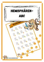 Vorschau - Arbeitsblätter - Hemisphären-Alphabet (Hemisphären-Training) - Deckblatt