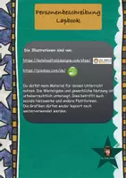 Vorschau - Unterrichtsreihen - Lapbook zum Thema "Personenbeschreibung" - Seite 1
