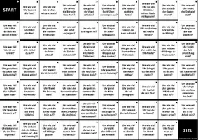 Vorschau - Spiele - Brettspiel: Uhrzeit mit „Um wie viel Uhr …?“ (Konversation) - Deckblatt