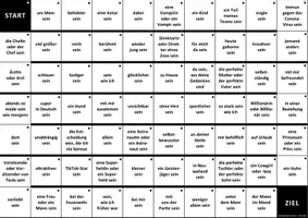 Vorschau - Spiele - Brettspiel: Wünsche äußern mit dem Konjunktiv II von „sein“ + „gern(e)“ (Konversation mit „Wärst du gern …?“) (Version 1) - Deckblatt