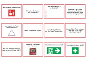 Vorschau - Spiele - Feuer / Feuerwehr: Quizspiel (Brettspiel) - Sachunterricht - Kl. 3/4 - Seite 3