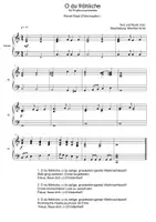 Vorschau - Präsentationen/Tafelbilder - "O du fröhliche" für 6 Orffinstrumente mit Playback-Begleitung - Seite 2