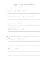 Vorschau - Arbeitsblätter - Spanisch - La voz pasiva Passivübungen - Deckblatt