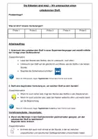 Vorschau - Stundenentwürfe - Die Etiketten sind weg! Was nun? – Identifizierung und Zuordnung von fünf unbekannten Stoffen unter Anwendung von Stoffsteckbriefen. - Seite 1