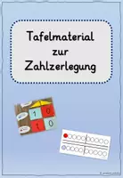 Vorschau - Präsentationen/Tafelbilder - Zahlzerlegung mit dem Zahlenhaus - Tafelmaterial - Deckblatt