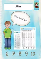 Vorschau - Arbeitsblätter - Alter - Strichlisten, Diagramme und Umfragen - Deckblatt