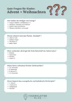 Vorschau - Spiele - 50 Quizfragen für Kinder: Advent + Weihnachten - Seite 3