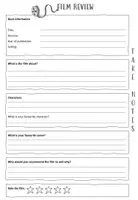 Vorschau - Arbeitsblätter - How to write a film review: checklist, worksheet + feedback - Seite 1
