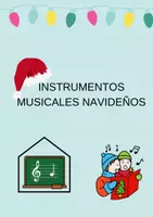 Vista previa - Refuerzo / NEE / Materiales de apoyo - INSTRUMENTOS NAVIDAD TEA - Portada